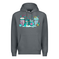 Rock winter Christmas tree cakes coffee Premium Hoodie - Jasminsmagicworld