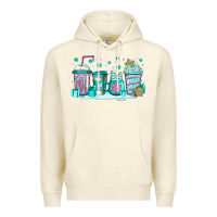 Sandshell winter Christmas tree cakes coffee Premium Hoodie - Jasminsmagicworld