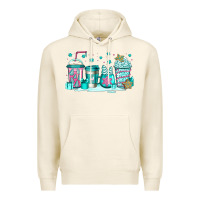 Tofu winter Christmas tree cakes coffee Premium Hoodie - Jasminsmagicworld