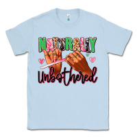 Dusty Blue Naturally unbothered afro nails Classic Tee - RanaPortraitStore