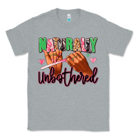 Heather Grey Naturally unbothered afro nails Classic Tee - RanaPortraitStore