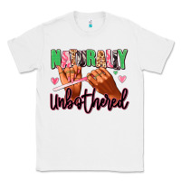 White Naturally unbothered afro nails Classic Tee - RanaPortraitStore
