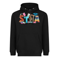 Black stna Heavyweight Hoodie - Zillion Design Studio