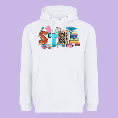 Stna Heavyweight Hoodie Designed By Zillion Design Studio