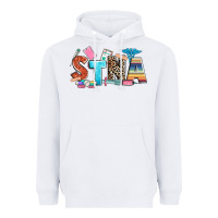 White stna Heavyweight Hoodie - Zillion Design Studio
