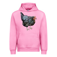Fuchsia Pink jersey giant chicken Urban Hoodie - LillyAllenDesigns