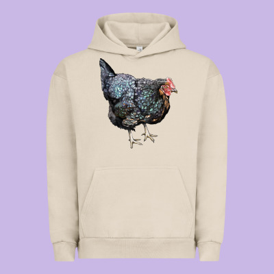 Jersey Giant Chicken Urban Hoodie Designed By Lillyallendesigns
