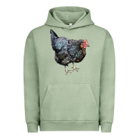 Pigment Oil Green jersey giant chicken Urban Hoodie - LillyAllenDesigns