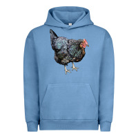 Pigment Pebble Blue jersey giant chicken Urban Hoodie - LillyAllenDesigns