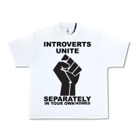 White introverts unite seperately in your own homes Urban Heavy Tee - Bettercallsaul