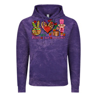 Cloud Purple peace love nutcraker Vintage Hoodie - AdoDesignShop