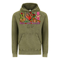 Vintage Olive peace love nutcraker Vintage Hoodie - AdoDesignShop
