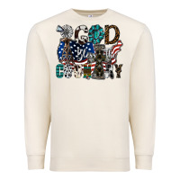 Sandshell god bless the country Premium Sweatshirt - SublimationCraftShop
