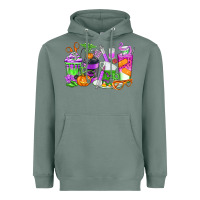Sage Halloween Nurse Coffee Cups Heavyweight Hoodie - texasbilliewilder