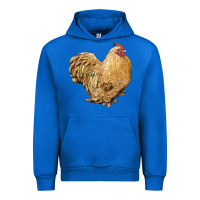Cobalt cochin rooster Urban Hoodie - LillyAllenDesigns