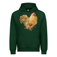 Foreset Green cochin rooster Urban Hoodie - LillyAllenDesigns