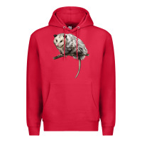Cardinal opossum Premium Hoodie - LillyAllenDesigns