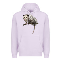 Lilac opossum Premium Hoodie - LillyAllenDesigns