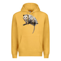 Mustard opossum Premium Hoodie - LillyAllenDesigns
