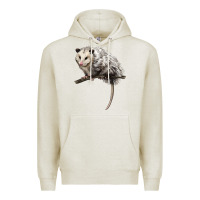 Oatmeal Heather opossum Premium Hoodie - LillyAllenDesigns