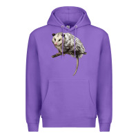 Purple opossum Premium Hoodie - LillyAllenDesigns