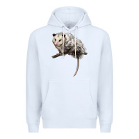 White opossum Premium Hoodie - LillyAllenDesigns