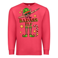 Cardinal im the badass elf Premium Sweatshirt - FaDigitalArtStudio