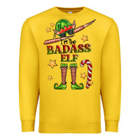 Lemon im the badass elf Premium Sweatshirt - FaDigitalArtStudio