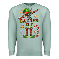 Seafoam im the badass elf Premium Sweatshirt - FaDigitalArtStudio