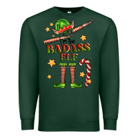 Sports Green im the badass elf Premium Sweatshirt - FaDigitalArtStudio