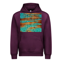 Mauve Wine turquoise  leather and wooden pattern tumbler Urban Hoodie - Jasminsmagicworld