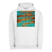 Pigment Lunar Rock turquoise  leather and wooden pattern tumbler Urban Hoodie - Jasminsmagicworld