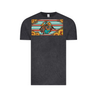 Vintage Black bucking bronco aztec shape license plate Vintage Tee - Artiststas