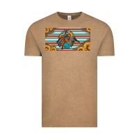 Vintage Coffee bucking bronco aztec shape license plate Vintage Tee - Artiststas