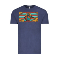Vintage Denim bucking bronco aztec shape license plate Vintage Tee - Artiststas