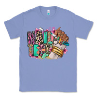 Colony Blue Nail Tech afro nail art Classic Tee - RanaPortraitStore