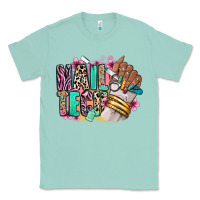 Seafoam Nail Tech afro nail art Classic Tee - RanaPortraitStore