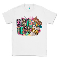 White Nail Tech afro nail art Classic Tee - RanaPortraitStore