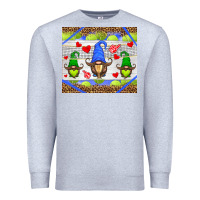 Heather Grey western tennis gnome Premium Sweatshirt - HRA Design Shop