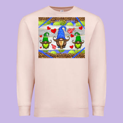 Western Tennis Gnome Premium Sweatshirt Designed By Hra Design Shop