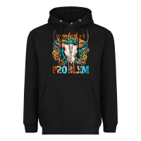 Black somebody's problem Heavyweight Hoodie - Zillion Design Studio