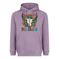 Lavender somebody's problem Heavyweight Hoodie - Zillion Design Studio