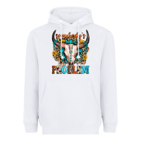 White somebody's problem Heavyweight Hoodie - Zillion Design Studio