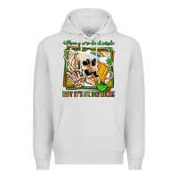 Dove Grey when you're dead inside but it's st patricks Premium Hoodie - Jasminsmagicworld