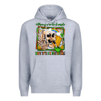 Heather Grey when you're dead inside but it's st patricks Premium Hoodie - Jasminsmagicworld