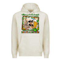Oatmeal Heather when you're dead inside but it's st patricks Premium Hoodie - Jasminsmagicworld