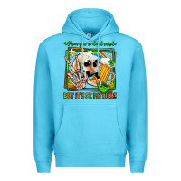 Ocean Blue when you're dead inside but it's st patricks Premium Hoodie - Jasminsmagicworld