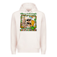 Pale Pink when you're dead inside but it's st patricks Premium Hoodie - Jasminsmagicworld