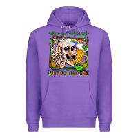 Purple when you're dead inside but it's st patricks Premium Hoodie - Jasminsmagicworld
