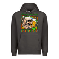 Smoke when you're dead inside but it's st patricks Premium Hoodie - Jasminsmagicworld